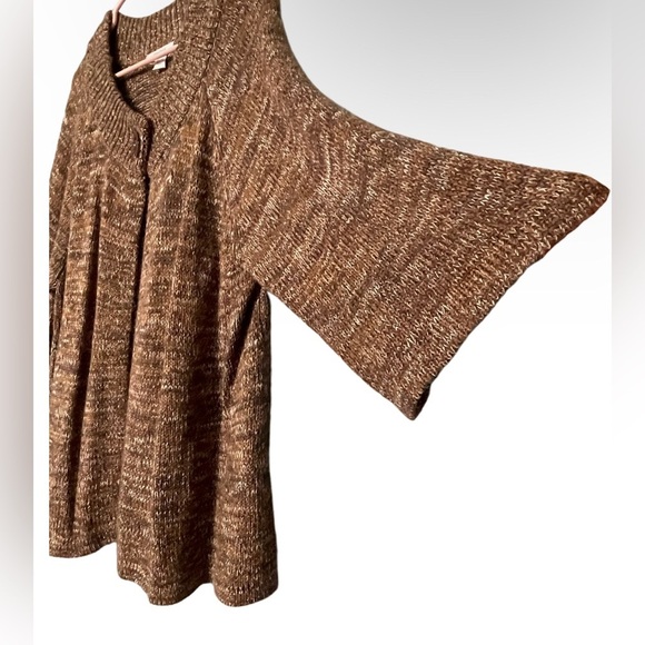 Dress barn cardigan/sweater for women’s 3/4 color:brown size:22/24 - Picture 4 of 10
